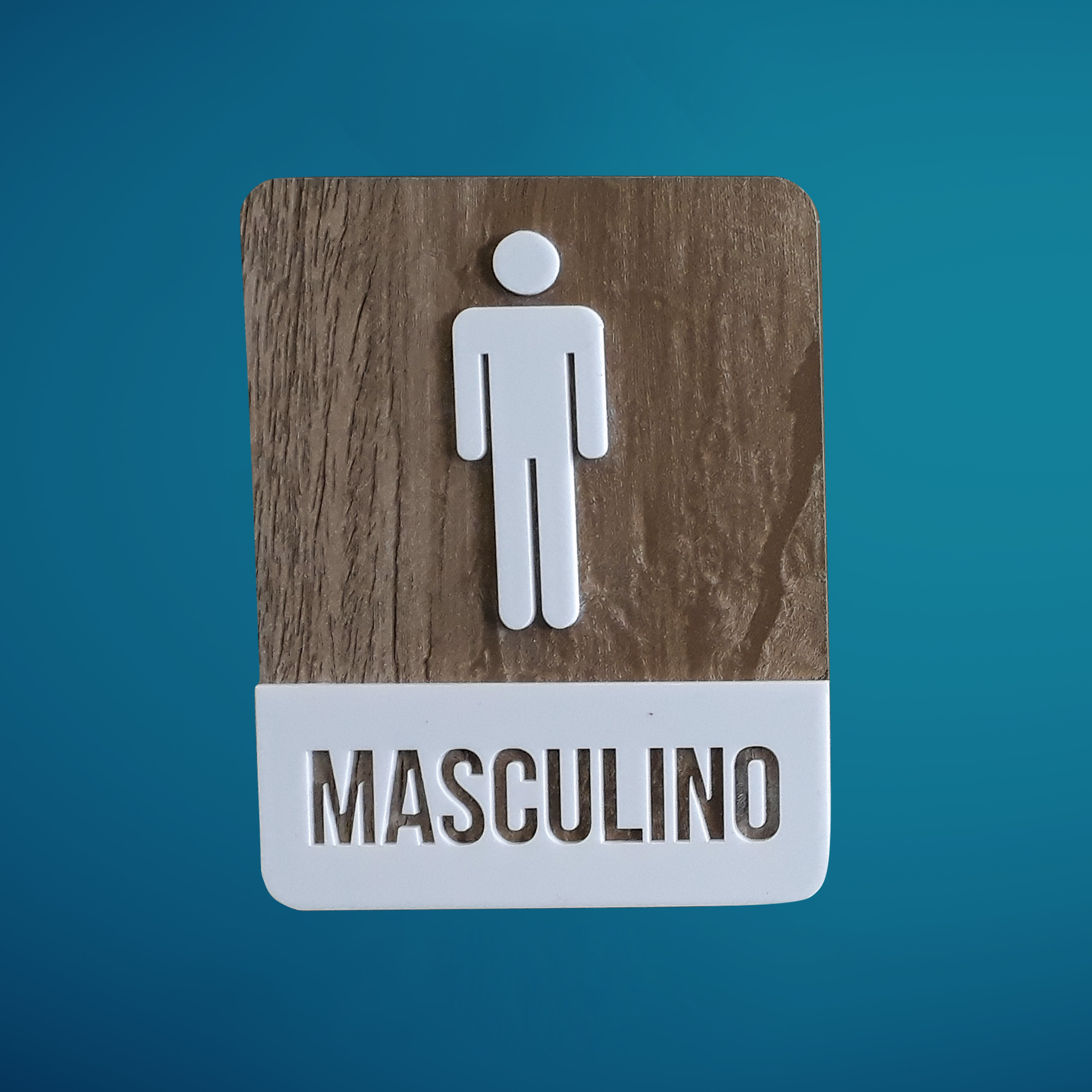 Placa de Sinalização em Acrílico