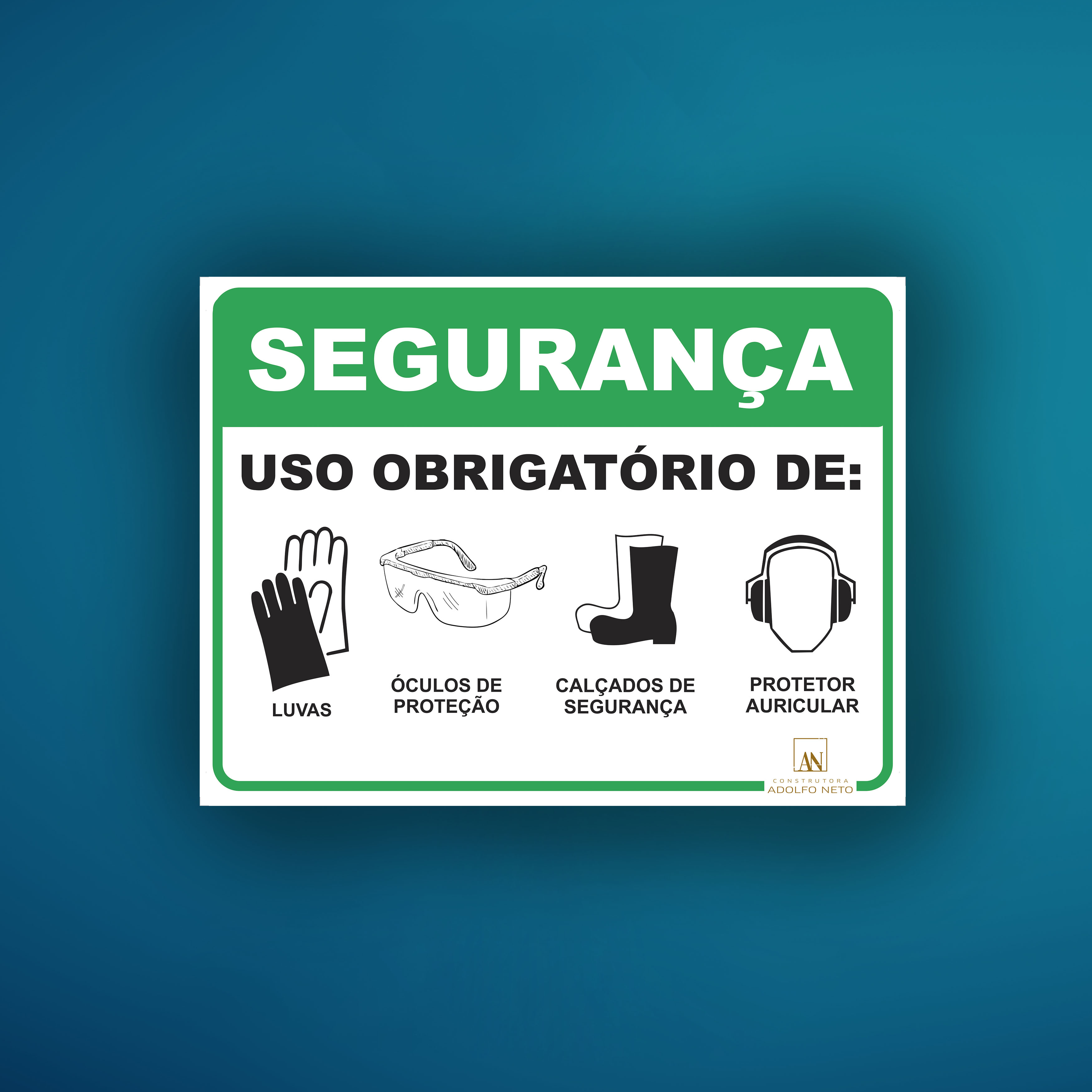 Placa - Segurança E.P.I